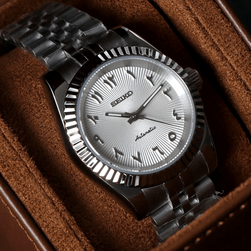 Meridian Fluted Silver Arabic
